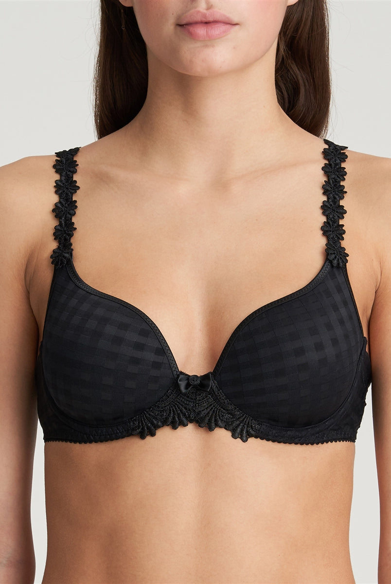 Marie Jo Avero Heart Shape Padded Bra - Black - La Donna