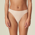 This flattering thong with a playful flower at the back is femininity at its finest.