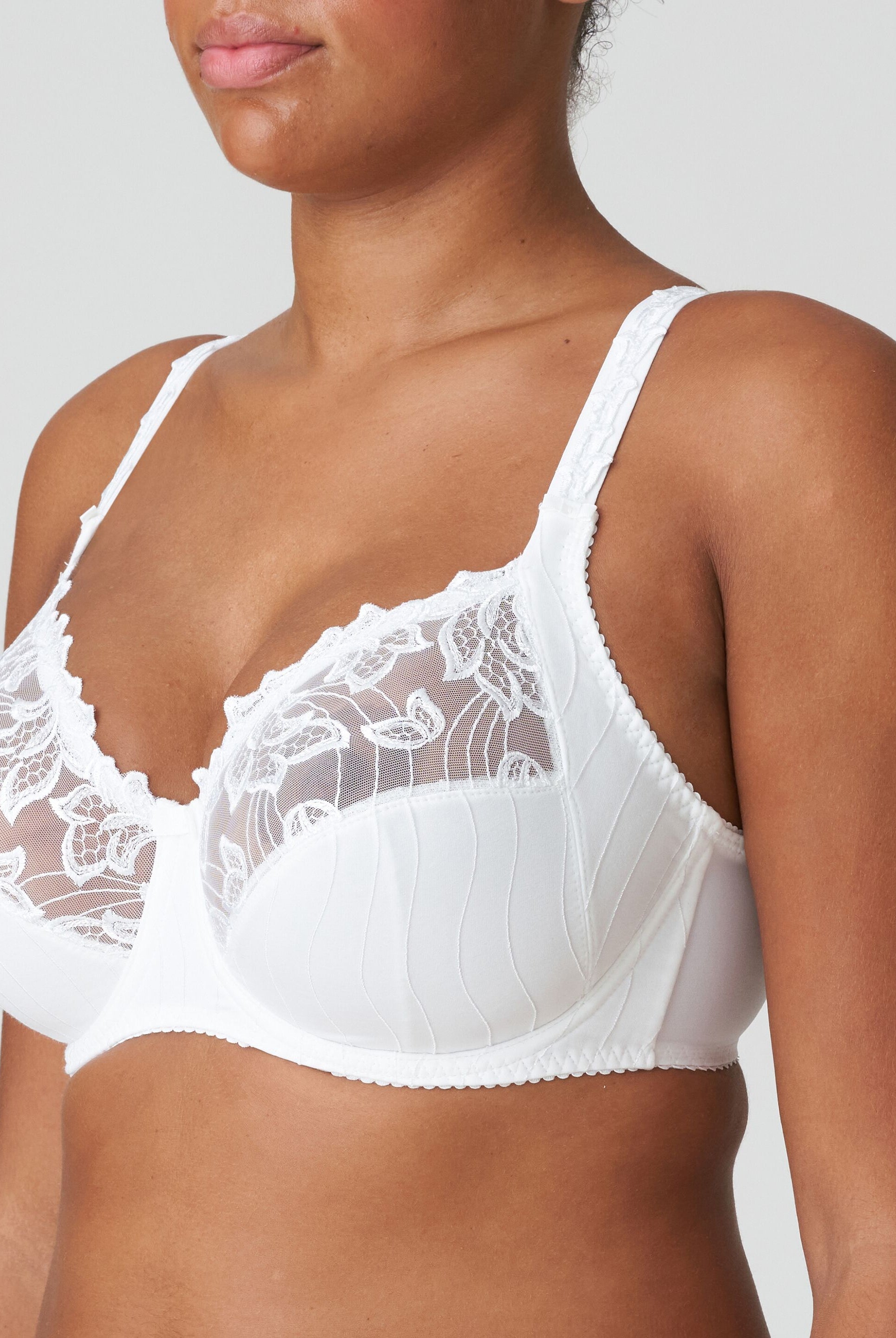 Primadonna Deauville Full Cup Bra - White - La Donna