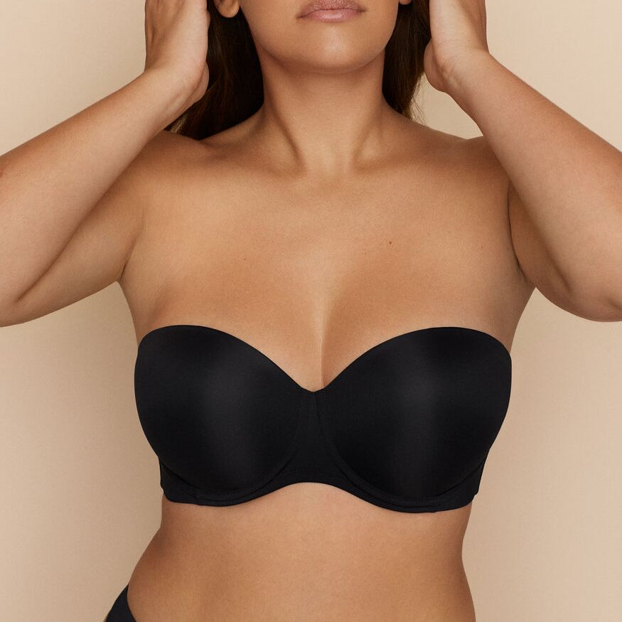 Primadonna Figuras Strapless Bra - Charcoal - La Donna
