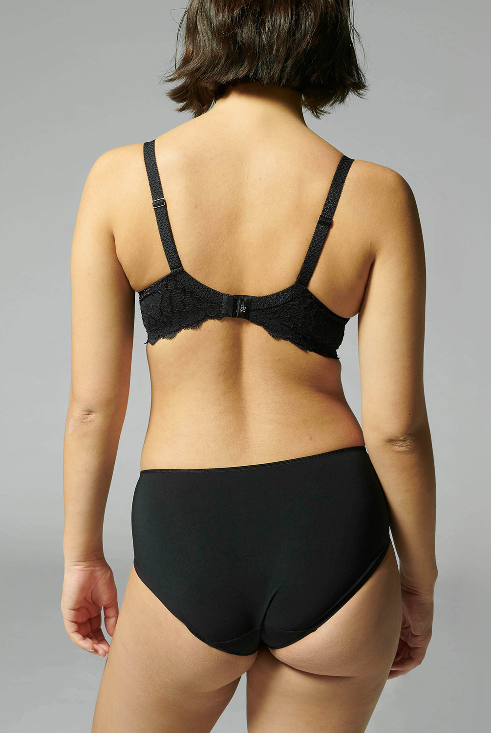 Simone Perele Caresse Culotte - Black - La Donna