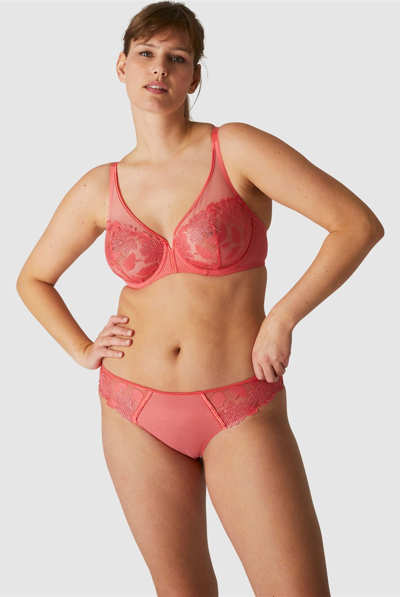 Simone Perele Dahlia Bikini Brief - Papaya - La Donna