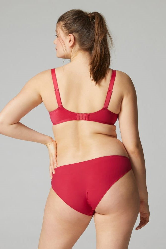 Simone Perele Delice Bikini Brief - Cranberry - La Donna