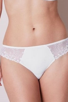 Simone Perele Delice Thong - White - La Donna