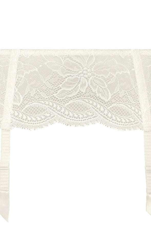 Ivory all lace Suspender Belt