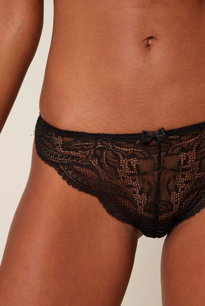 Simone Perele Eden Chic Tanga - Black - La Donna