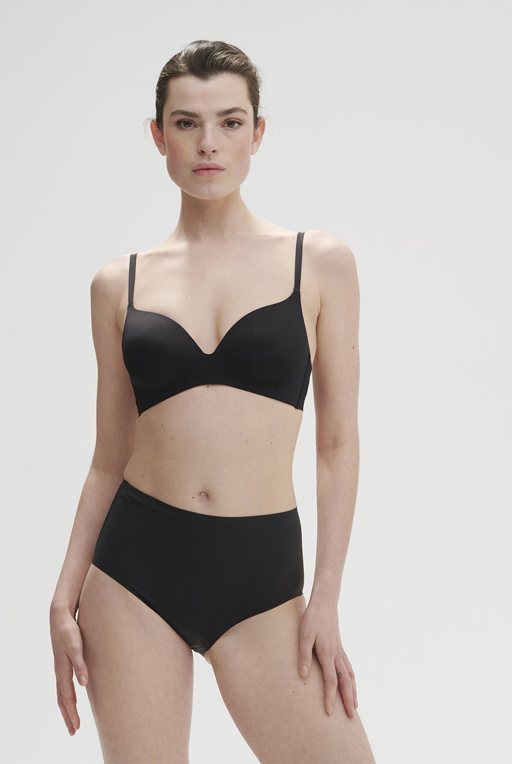 Simone Perele Essentiel Control Brief - Black - La Donna