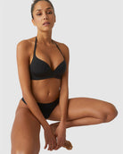 Simone Perele Essentiel Padded Triangle Bra - Black - La Donna