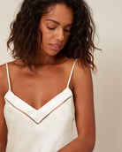 Simone Perele Nocturne Silk Chemise - Natural - La Donna
