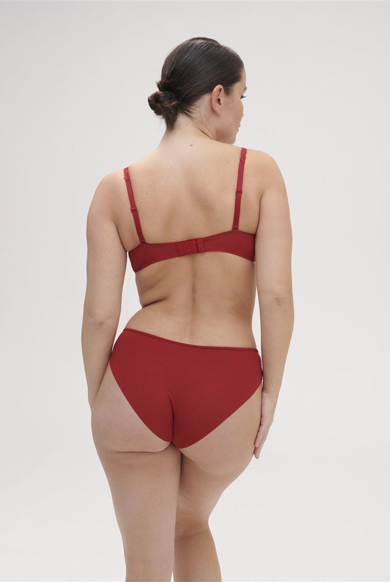 Simone Perele Saga Bikini Brief - Lipstick Red - La Donna