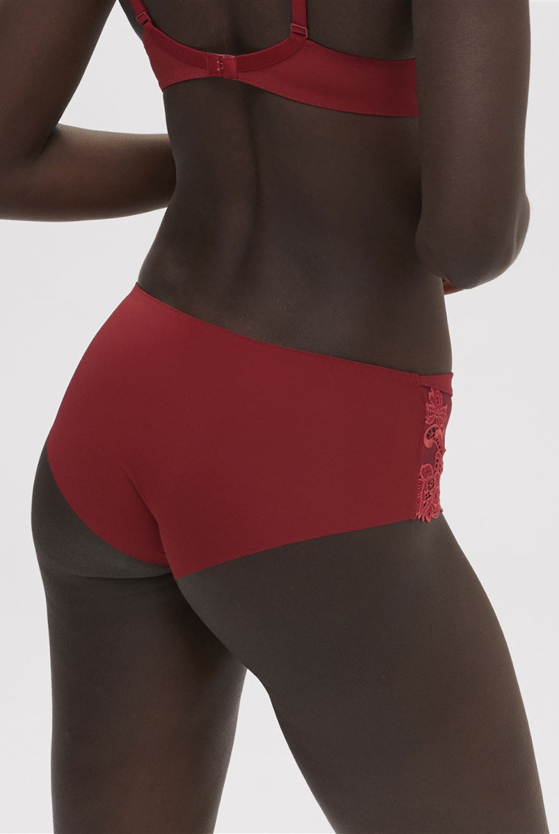 Simone Perele Saga Shorty - Lipstick Red - La Donna