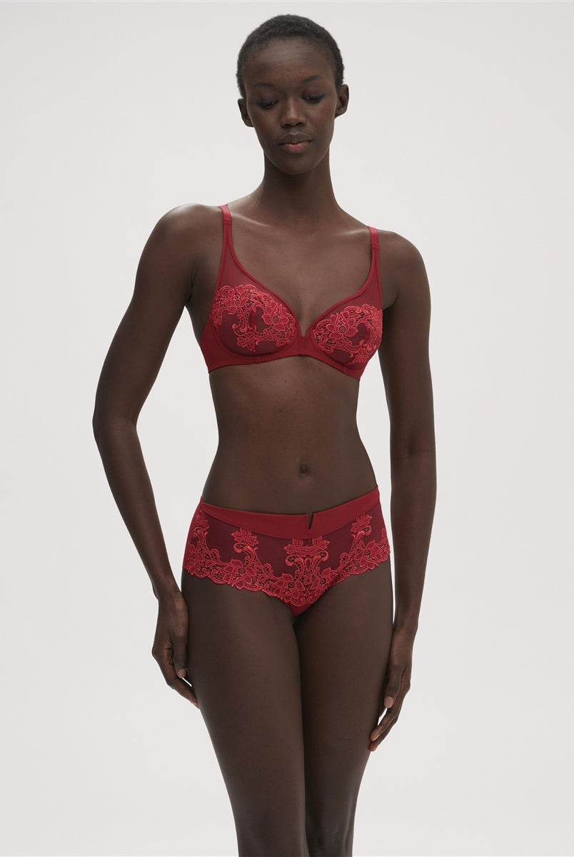 Simone Perele Saga Shorty - Lipstick Red - La Donna