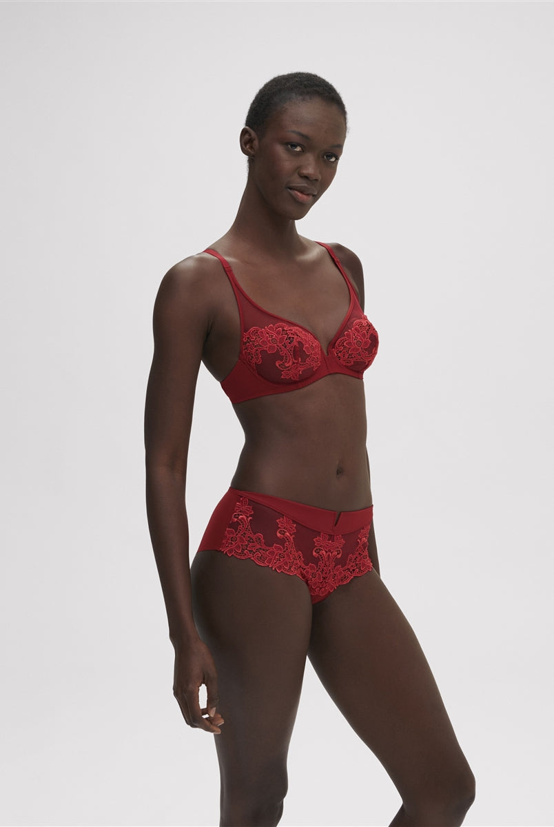 Simone Perele Saga Shorty - Lipstick Red - La Donna