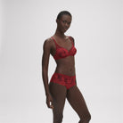 Simone Perele Saga Shorty - Lipstick Red - La Donna