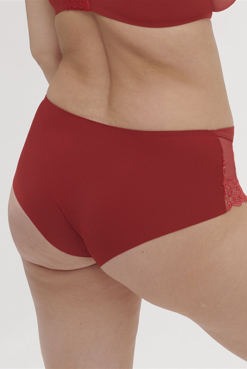 Simone Perele Saga Shorty - Lipstick Red - La Donna