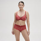 Simone Perele Saga Shorty - Lipstick Red - La Donna