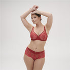 Simone Perele Saga Shorty - Lipstick Red - La Donna