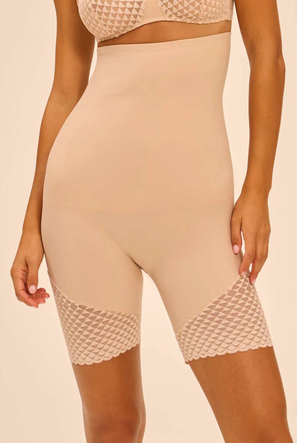 Simone Perele Subtile High Waist Shaper Short - Nude - La Donna