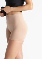 Dark nude ultralight seamless high waist shaping short