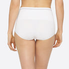 Yummie Seamless Cotton Shaping Brief - White - La Donna