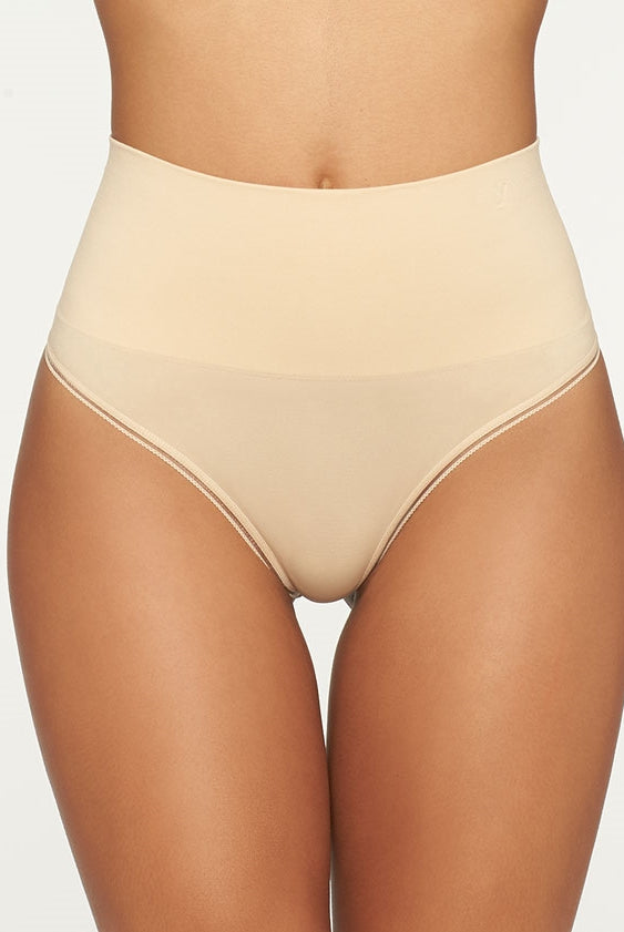 Yummie Ultralight Seamless Shaping Thong - Frappe - La Donna