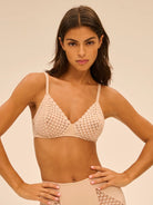 Simone Perele Subtile Wire Free Triangle Bra - Peau Rose - La Donna
