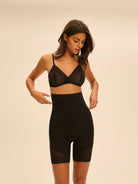 Simone Perele Subtile High Waist Shaper Short - Black - La Donna