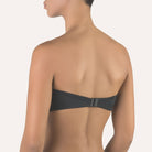 Black strapless bra - back