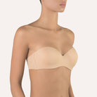 Nude strapless bra