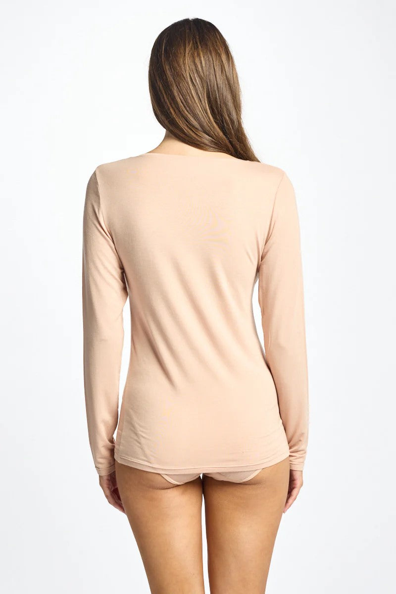 Baselayers Modal Long Sleeve Top - La Donna