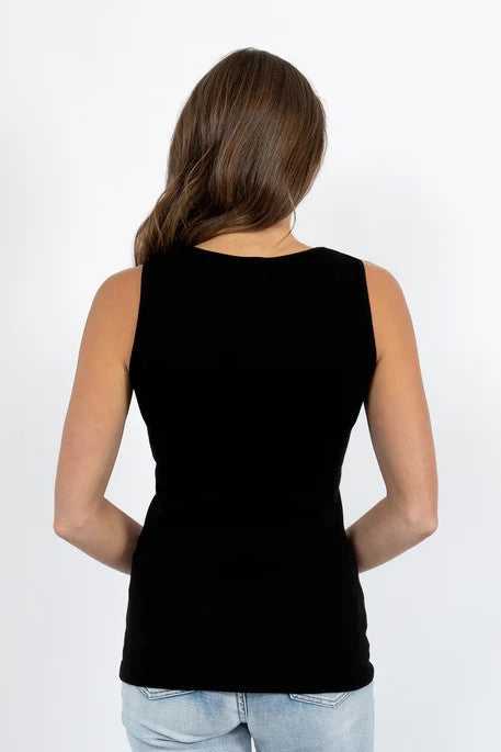 Baselayers Pure Merino Wool 200gsm Vest - La Donna