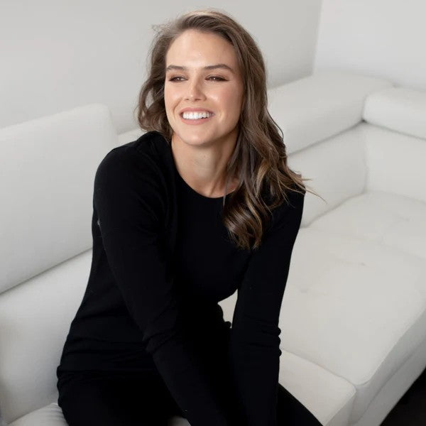Baselayers Pure Wool Long Sleeve Crew Top - La Donna