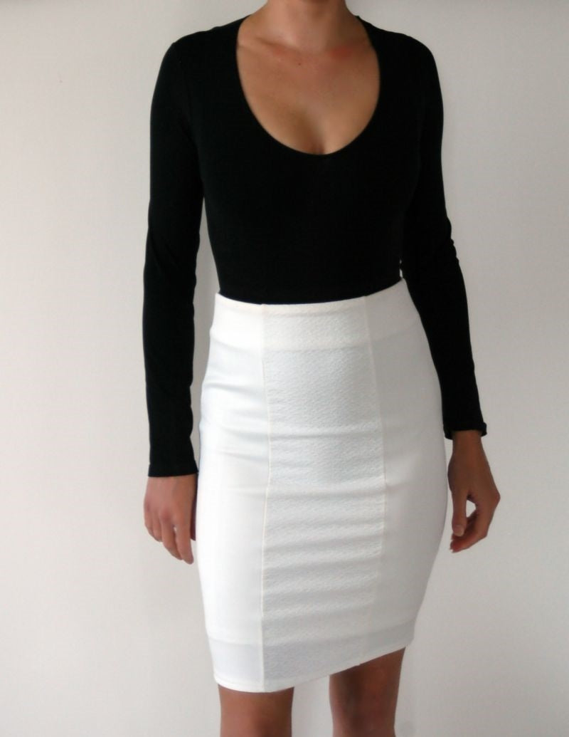 Bellissima Long Sleeve Bodysuit - Black - La Donna