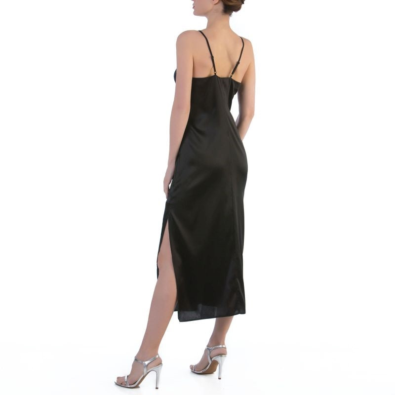 Cotton Club Ardita Long Silk Slip - La Donna