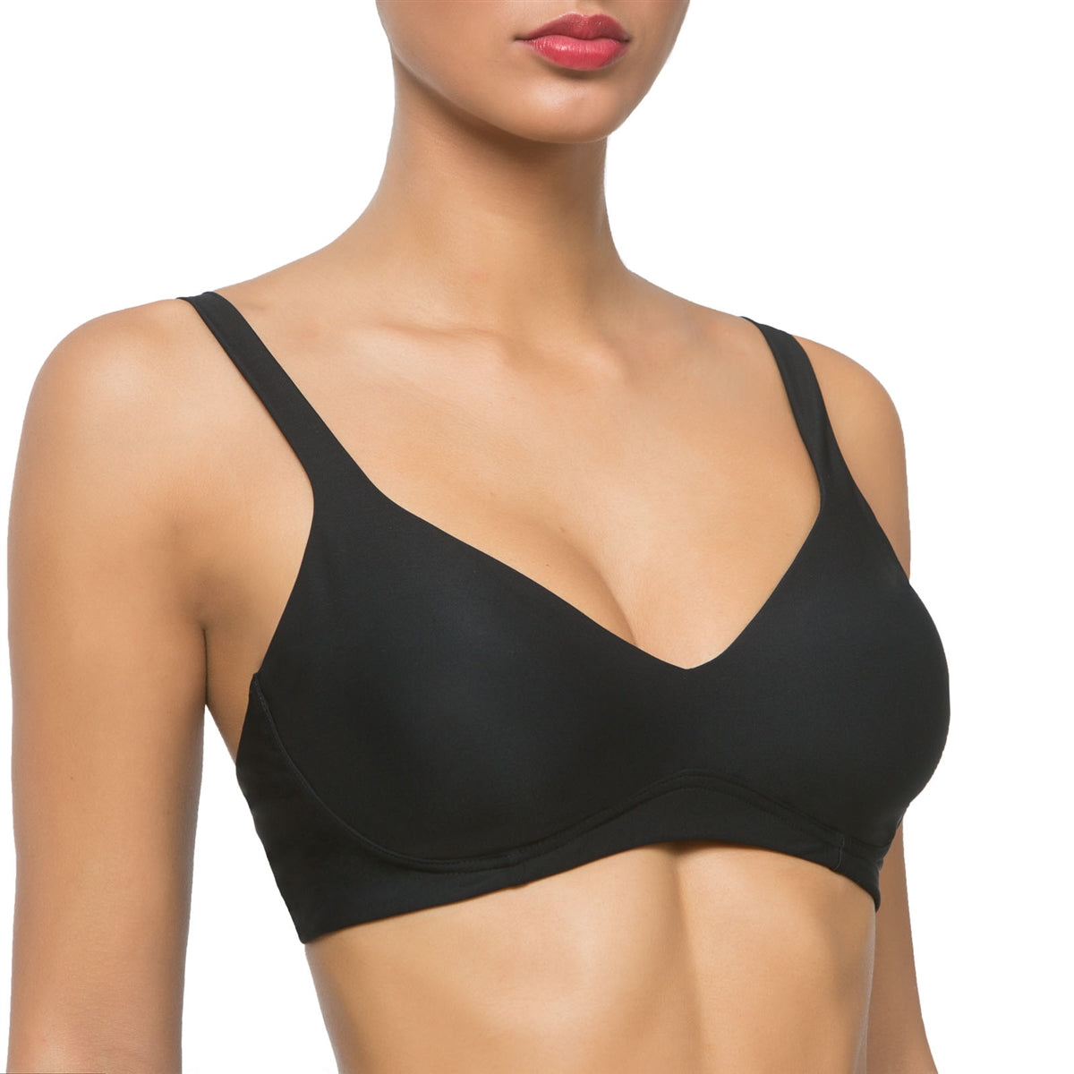 Cotton Club Claretta Bra - Black - La Donna