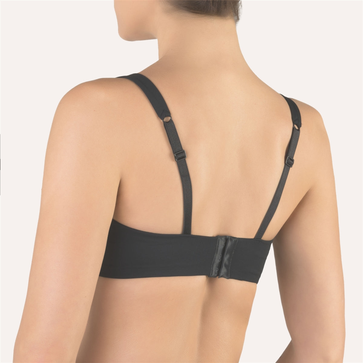 Cotton Club Claretta Bra - Black - La Donna