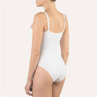 Cotton Club Cora Bodysuit - White - La Donna