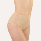 Good quality nude high waist brief made from super soft microfibre fabric