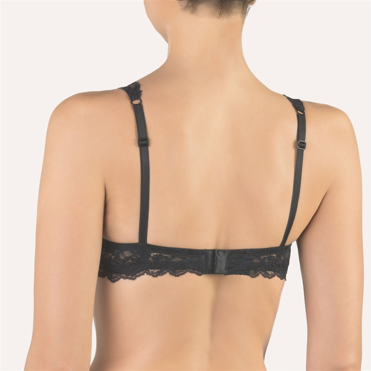 Cotton Club Gioia Bra - Black - La Donna