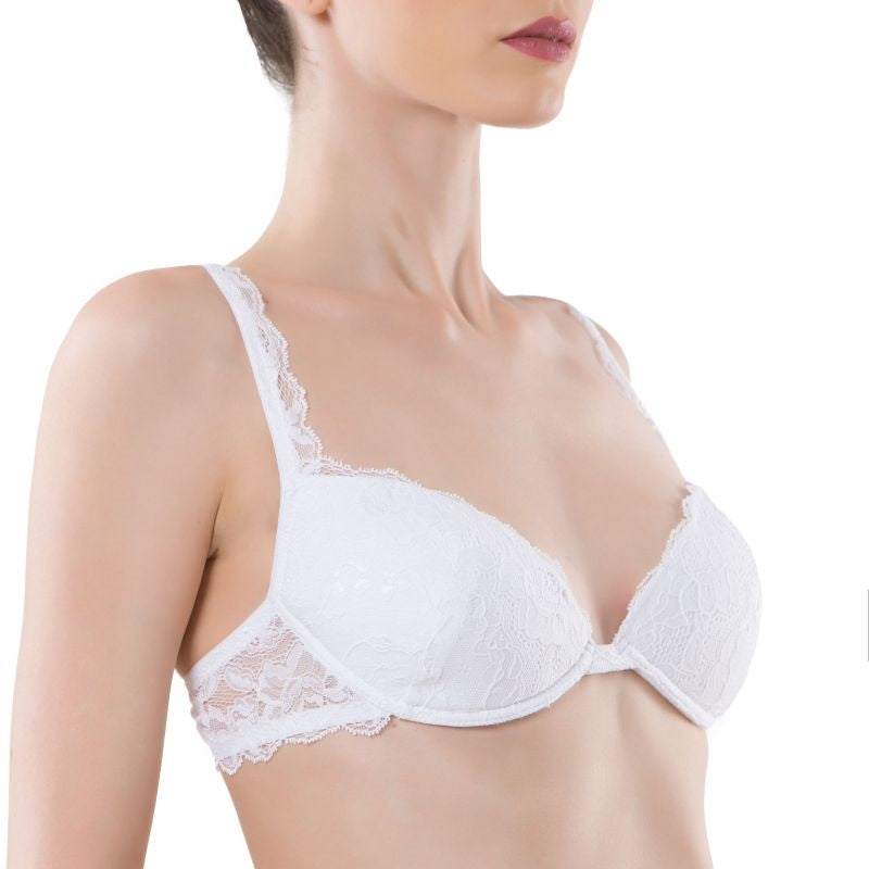 Cotton Club Gioia Bra - White - La Donna