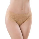 Cotton Club Giulia Bikini Brief - Ivory & Nude - La Donna
