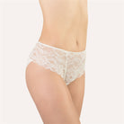 Cotton Club Giulia Bikini Brief - Ivory & Nude - La Donna