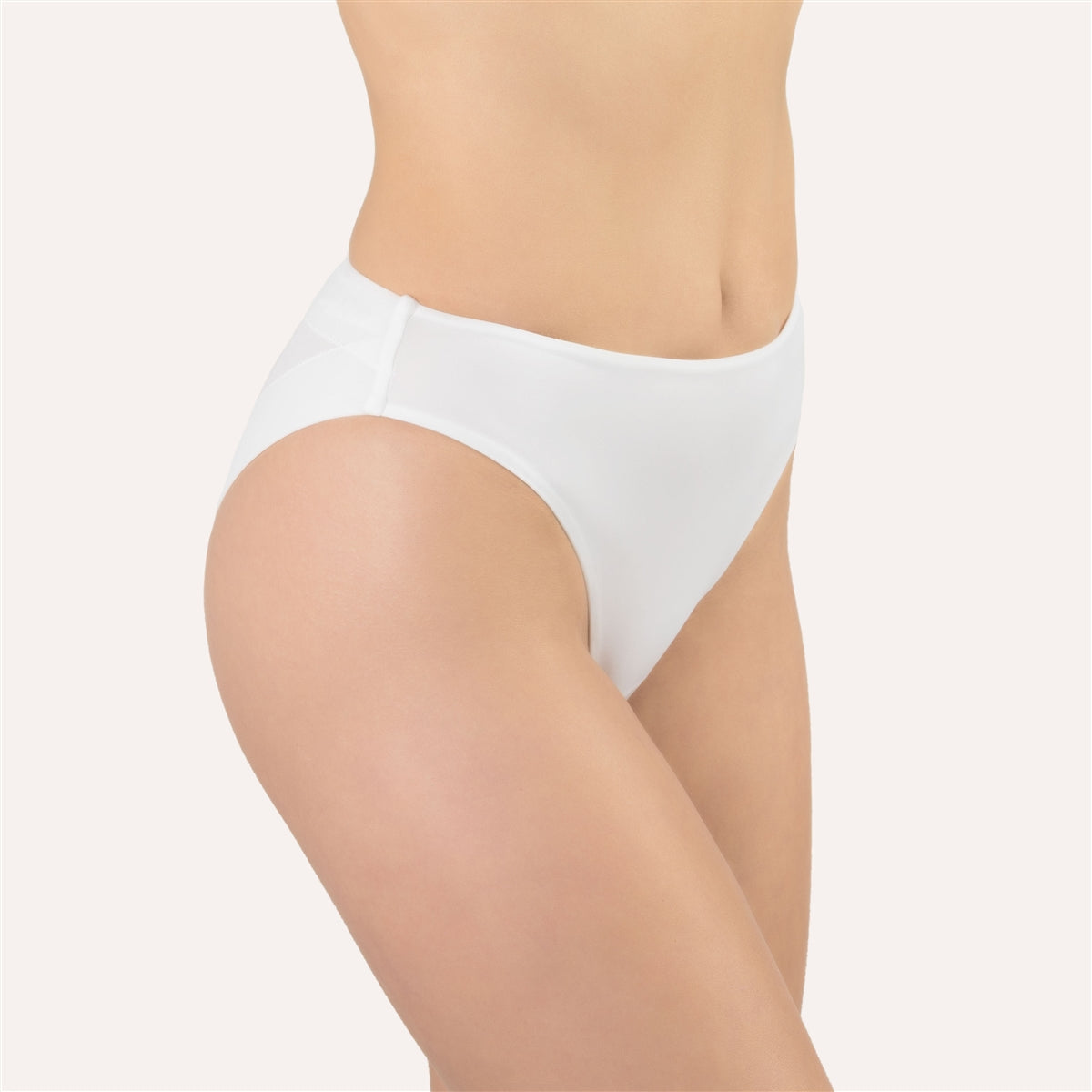Premium white bikini brief made out of a beautifully soft microfibre