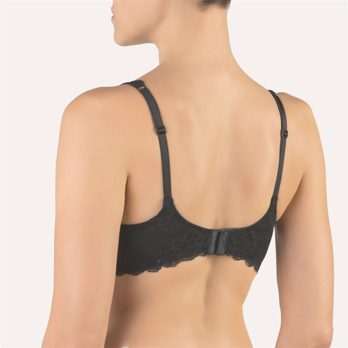 Cotton Club Moira Bra - Black - La Donna