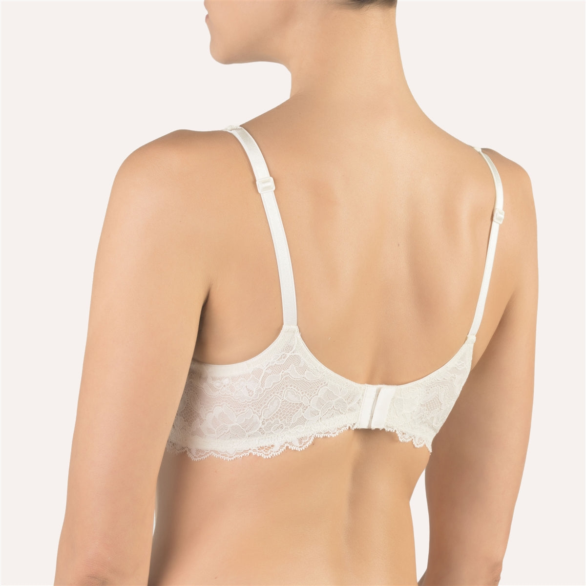 Cotton Club Moira Bra - White - La Donna
