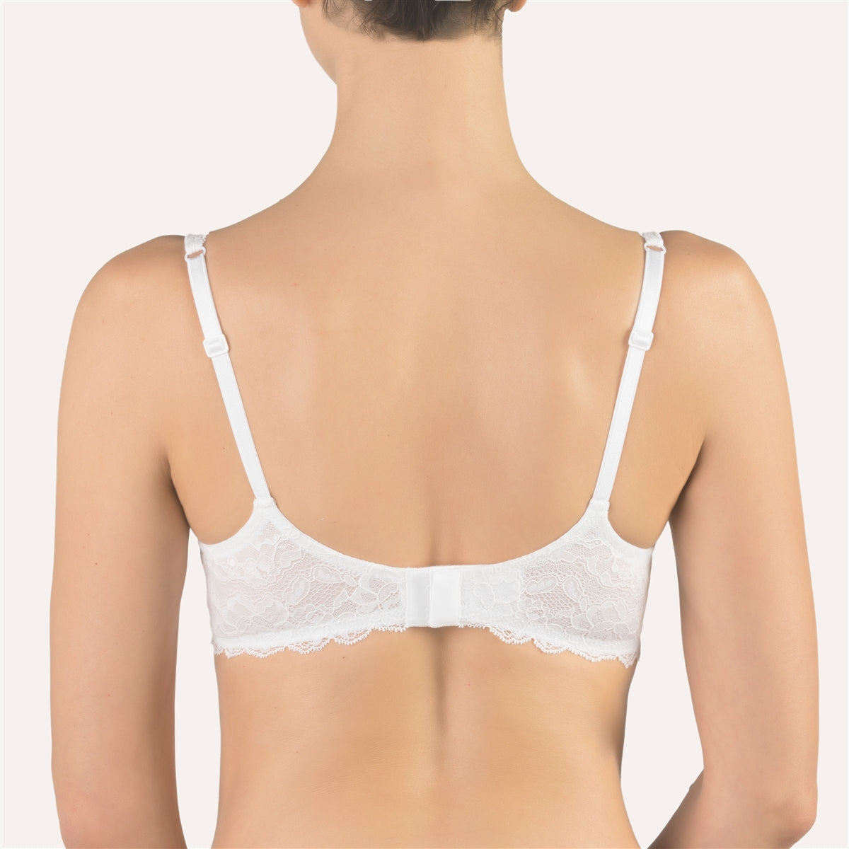 Cotton Club Moira Bra - White - La Donna