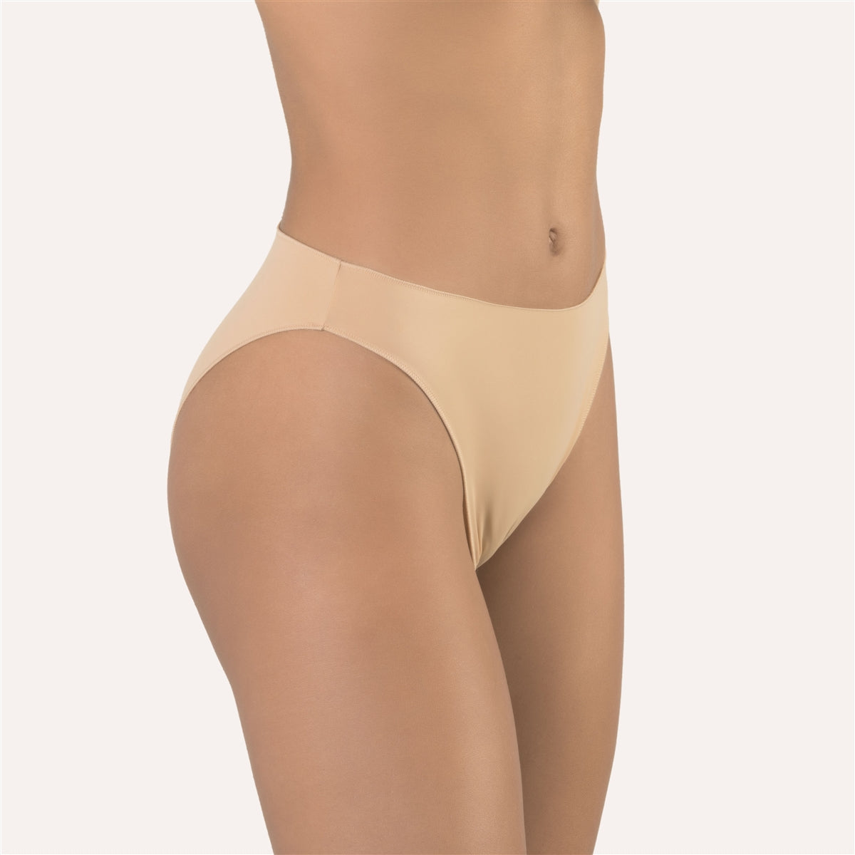 High quality nude microfibre plain bikini brief
