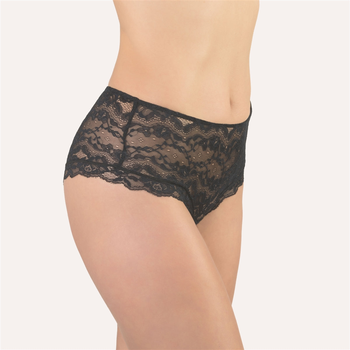 Cotton Club Rosita Short - Black - La Donna