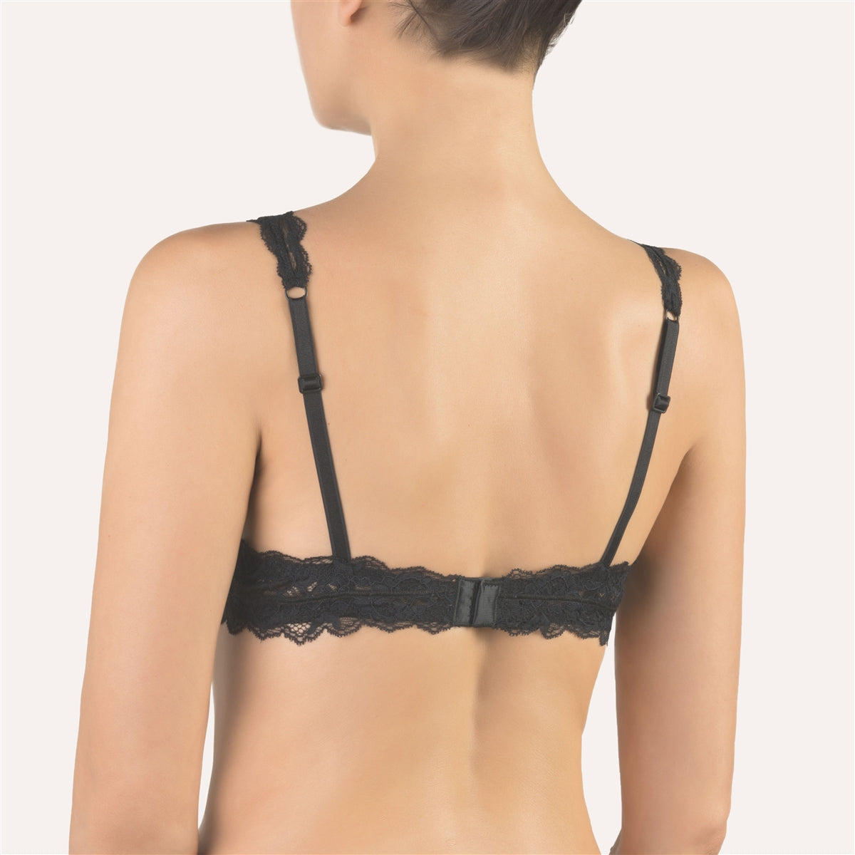 Cotton Club Sabina Bra - Black - La Donna