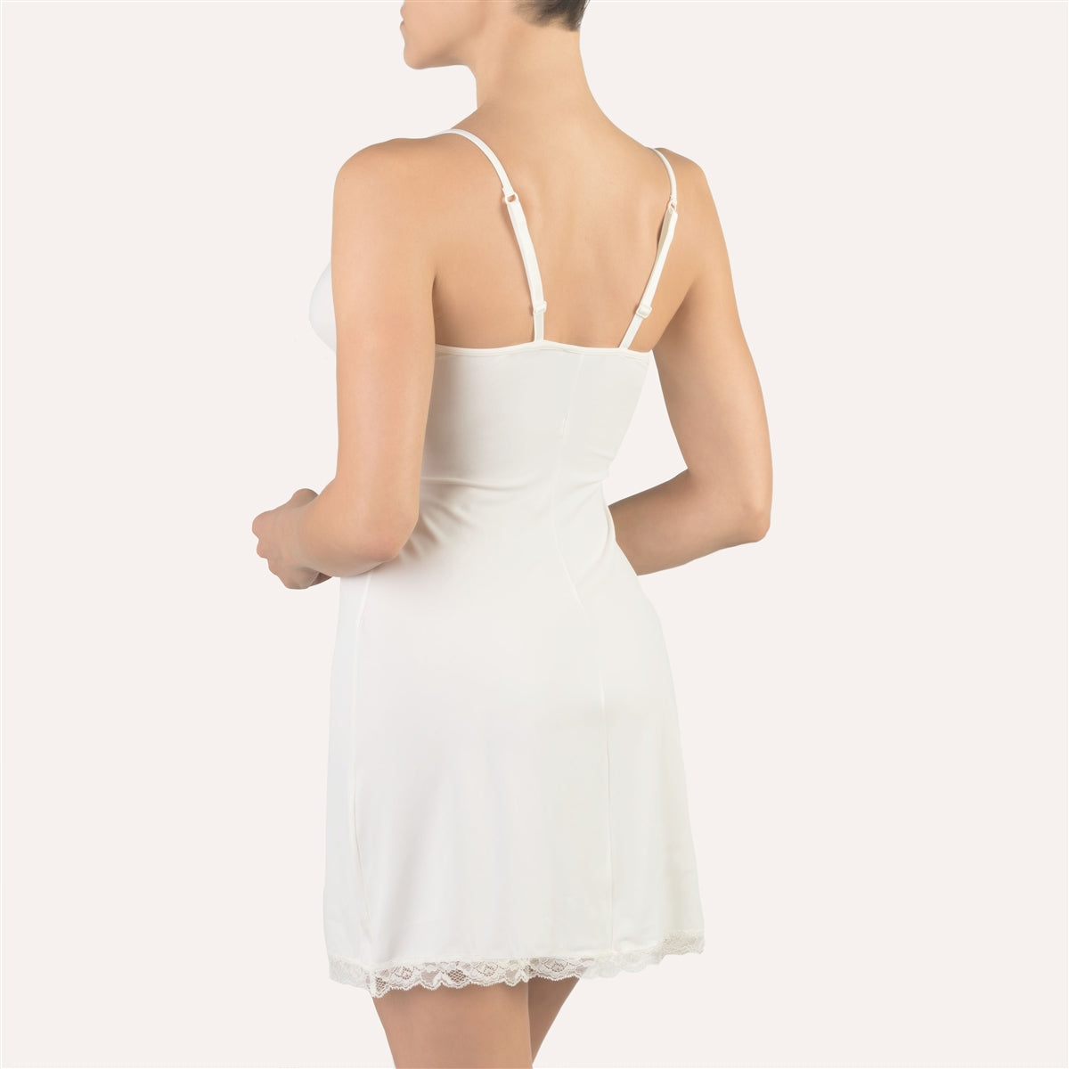 Cotton Club Sasha Chemise - Ivory - La Donna